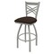 Holland Bar Stool Co 30" Swivel Bar Stool, Nickel Finish, Rein Coffee Seat 82030AN025 - alternate 1